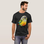 T-shirt Aiguille Chubby Vert Joue Conure (Devant entier)