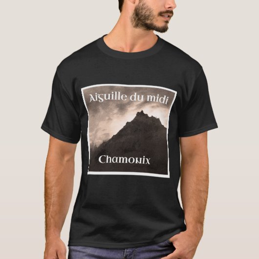 T-shirt Aiguille du Midi, Mont Blanc (Devant)