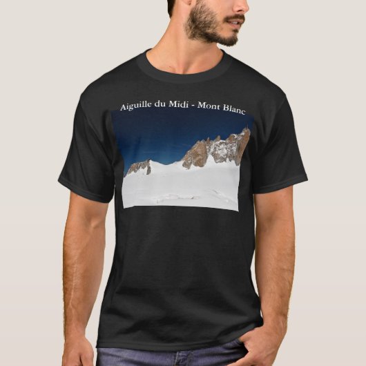 T-shirt Aiguille du Midi - Mont Blanc 2 (Devant)