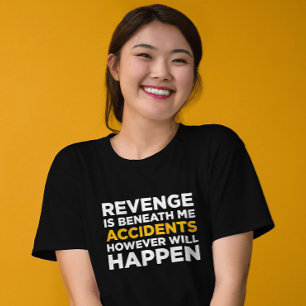T-shirt Aiguille Subtile Vendetta : Des Accidents Se Produ