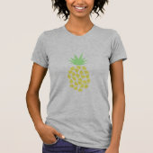 T-shirt Aiguille tropicale jaune mignon et citron vert  (Devant)