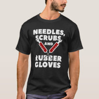 Aiguilles Et Gants En Caoutchouc Assistant Médical