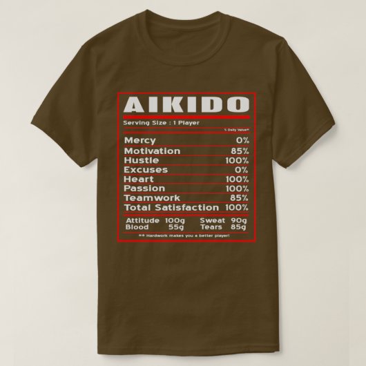 T-shirt Aikido 9 (Design devant)