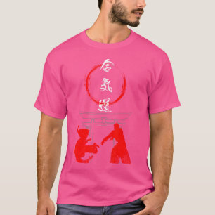 T-shirt Aikido Autodéfense Martial Arts Amateurs Japonais