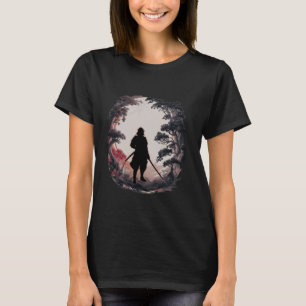 T-shirt Aikido japonais Arbre de vie Samurai Art
