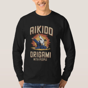T-shirt Aikido Origami Arts martiaux japonais pour les for