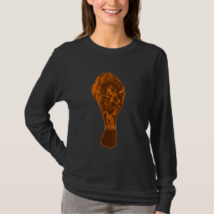 T-shirt Aile de poulet de Buffalo frite Aile de poulet Adu