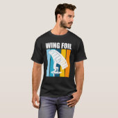 T-shirt Aile Foil Retro Wing Surf Wing Foil (Devant entier)