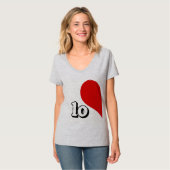 T-SHIRT AILE GAUCHE DE COEUR D'AMOUR - .PNG (Devant entier)