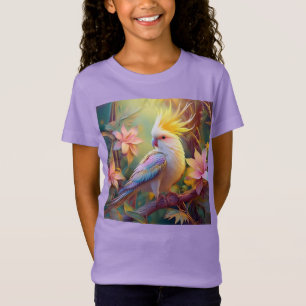 T-Shirt Aile Iridescente Cockatiel Imaginaire Oiseau