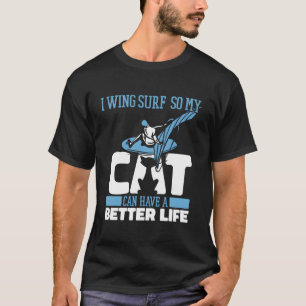 T-shirt Aile Surfer Chat Foil Aile Surf