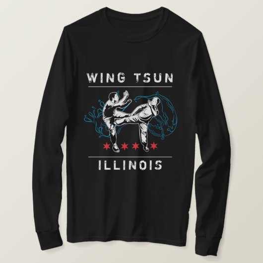 T-shirt Aile Tsun Illinois - Ligne horizontale (Design devant)