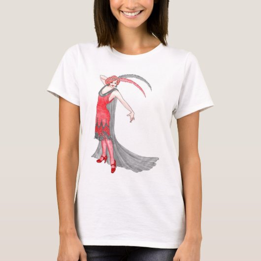 T-shirt Aileron d'écarlate (Devant)