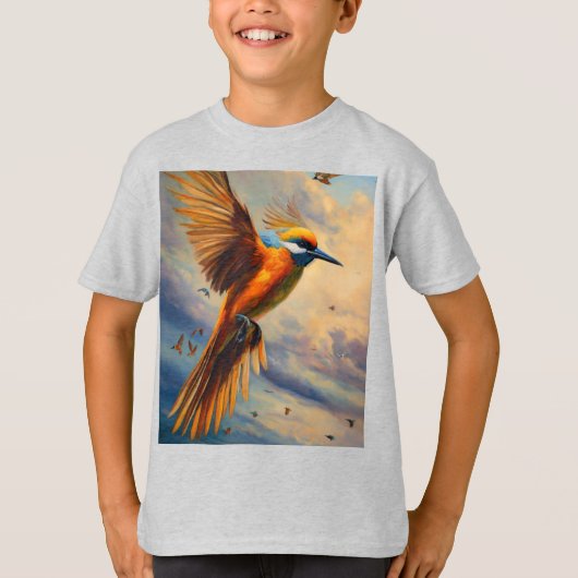 T-shirt Ailes à travers le vent (Devant)