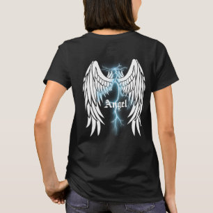 T-shirt Ailes Angel Avec Boulon Éclair