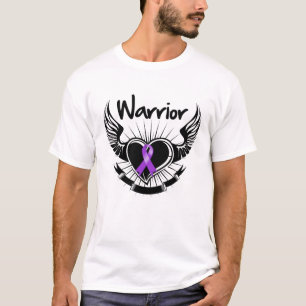 T-shirt Ailes combattantes du guerrier du cancer du sein d