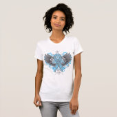 T-shirt Ailes Cool de sensibilisation aux maladies thyroïd (Devant entier)