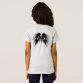 T-Shirt AILES D'ANGE Monogramme gris noir (Dos entier)