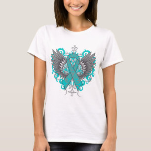 T-shirt Ailes de cool de Cancer ovarien