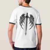 T-shirt Ailes de dragon (Dos entier)