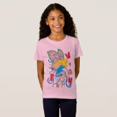 T-Shirt Ailes de fée vives (Devant entier)
