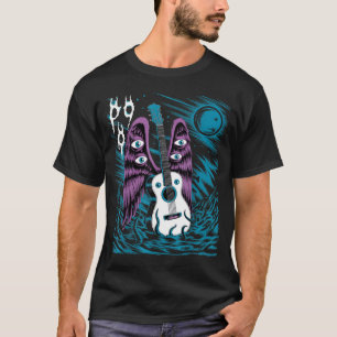 T-shirt Ailes de guitare vintage Rock Musique Fantastique 