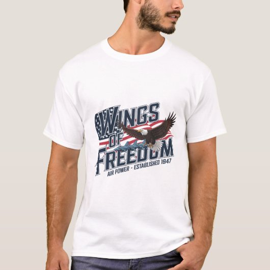 T-shirt Ailes de la liberté (Devant)