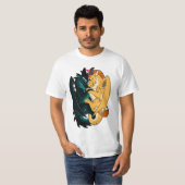 T-shirt Ailes de l'amour du feu (Devant entier)