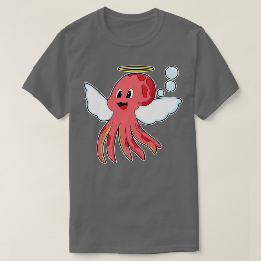 T-shirt Ailes de l'ange de la pieuvre (Design devant)