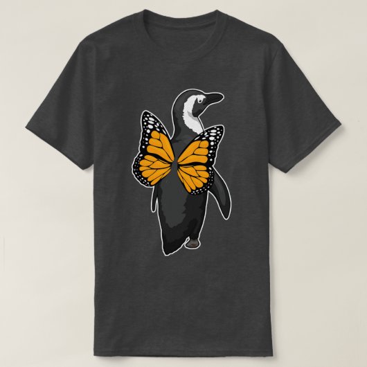 T-shirt Ailes de papillon pingouin (Design devant)