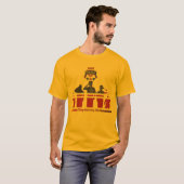 T-shirt Ailes de souvenir or (Devant entier)