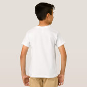 T-shirt Ailes d'oies blanches ouvertes (Dos entier)