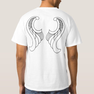 T-Shirt Ailes d'Oiseau Stylisées