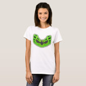 T-shirt Ailes d'oiseaux verts (Devant entier)