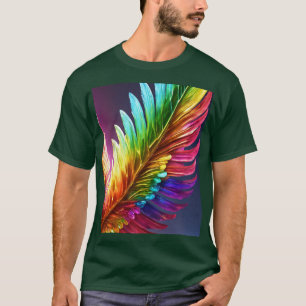 T-shirt Ailes du gardien prismatique - Pluie Hyper-Réalist