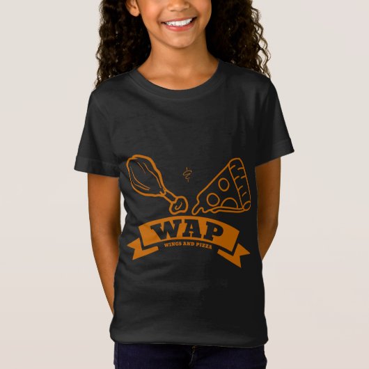 T-Shirt Ailes et pizza - WAP - Lardi B (Devant)
