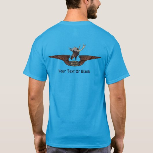 T-shirt Ailes pilotes de Moose Bush (Dos)