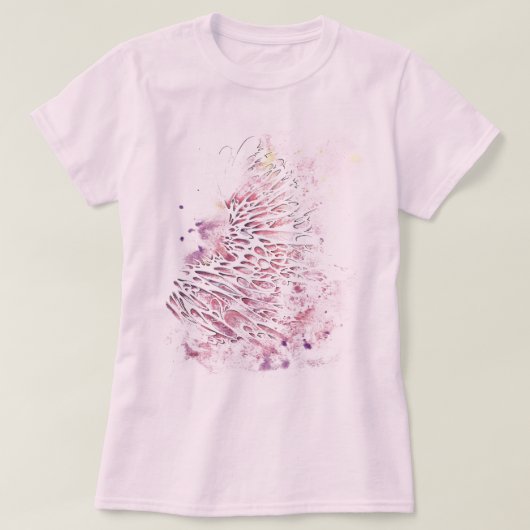 T-shirt Ailes roses (Design devant)