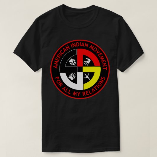 T-shirt AIM 9 amérindien (Design devant)