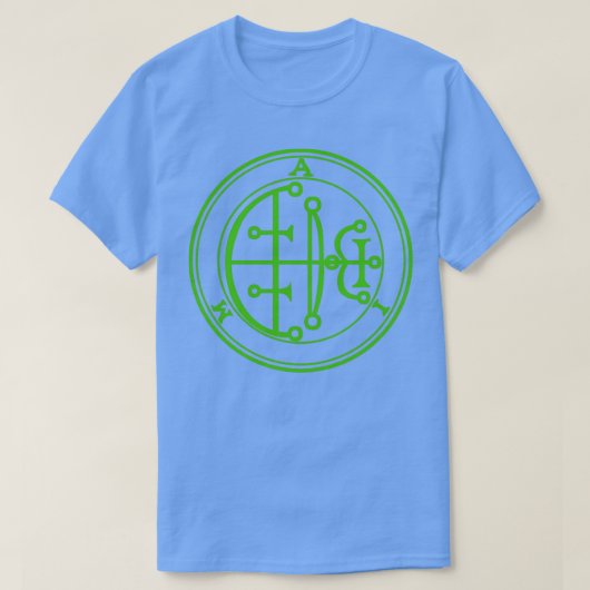 T-shirt Aim Sigil augmente Onex27s Intellect Green (Design devant)
