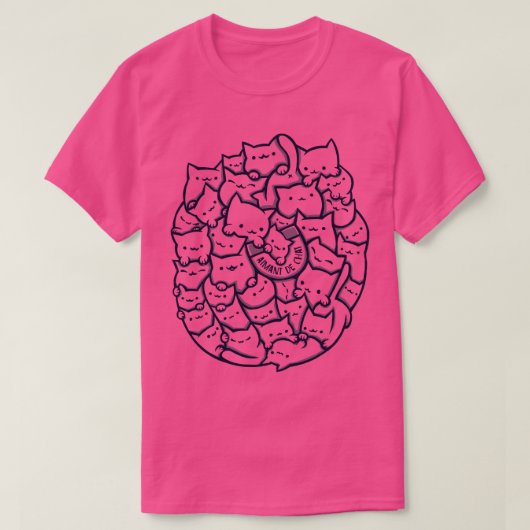T-shirt Aimant de chat (Design devant)