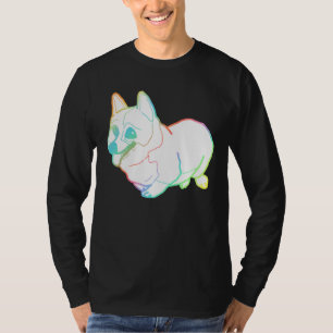 T-shirt Aimant de corgi gras holographique