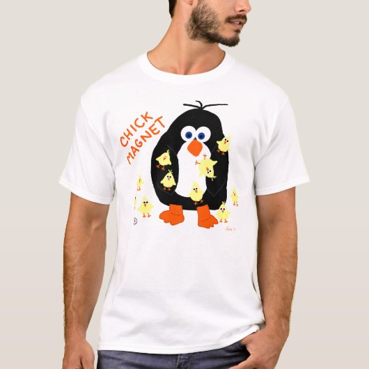 T-shirt - aimant de poussin (Devant)
