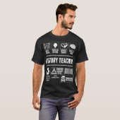 T-shirt aimant et de soin de professeur d'histoire (Devant entier)
