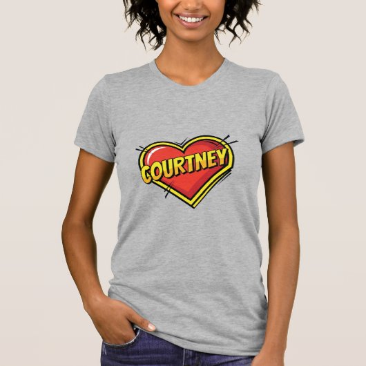 T-shirt Aime Courtney (Devant)