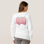 T-shirt aimé de maman pour femmes (Dos entier)