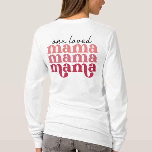 T-shirt aimé de maman pour femmes (Dos)