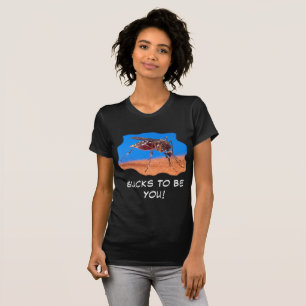 T-shirt Aime Être toi, moustique, mordant les femmes