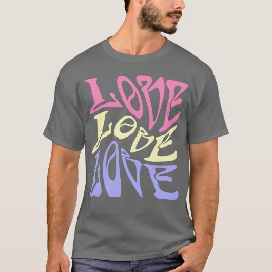 T-shirt aime famille cool (Devant)