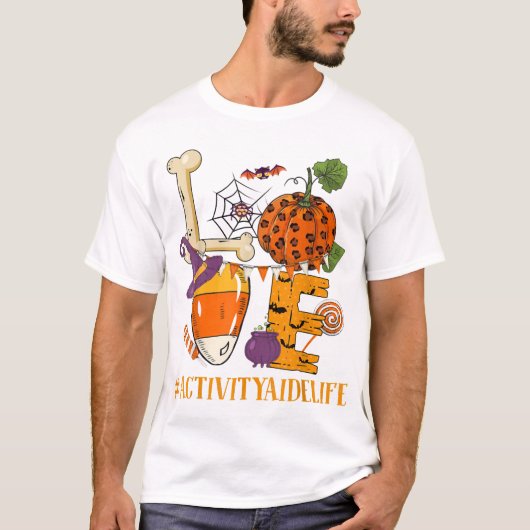 T-shirt Aime Halloween (Devant)